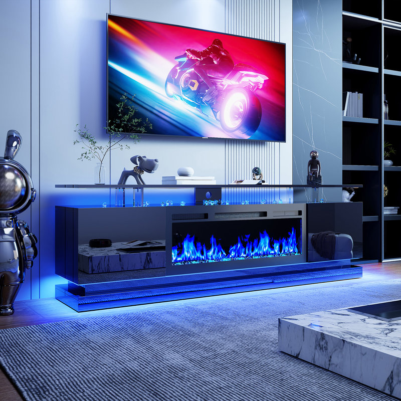 Ivy Bronx Denton TV Stand for TVs up to 80'' with Electric